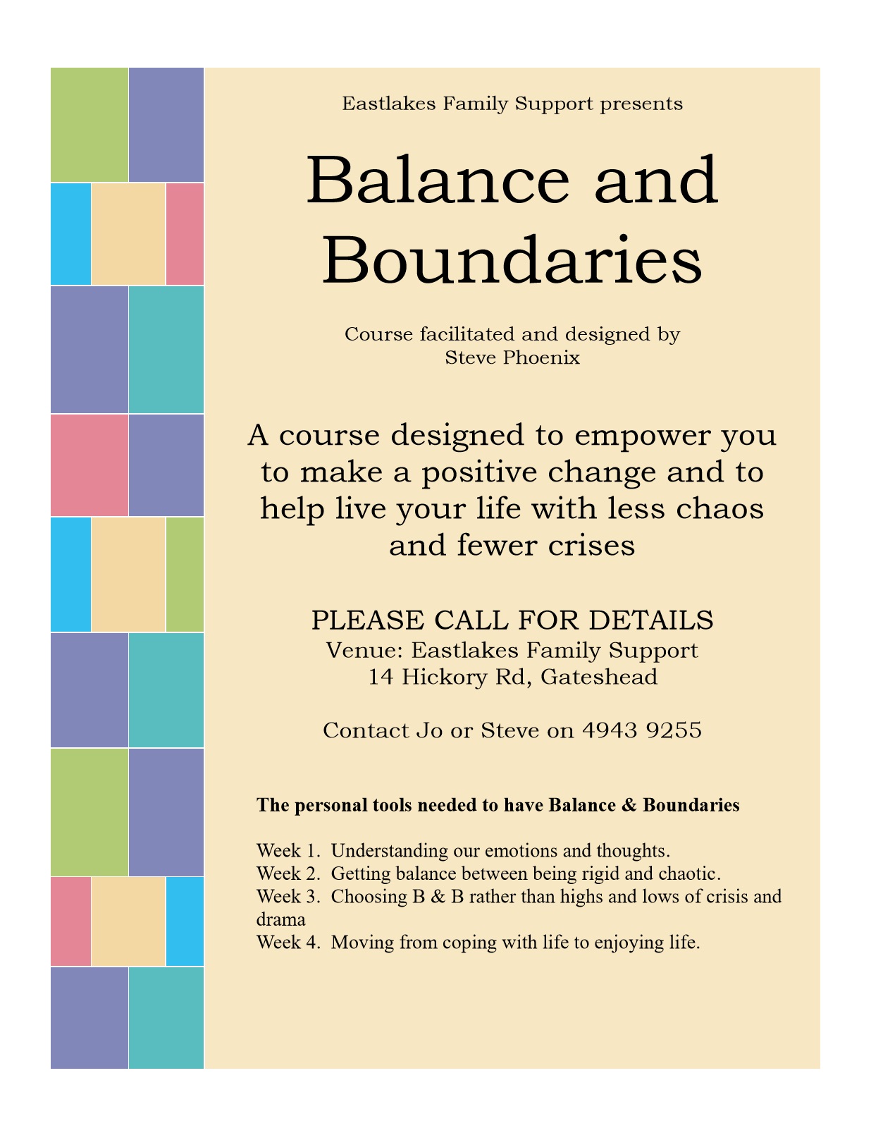 Balance and Boundaries